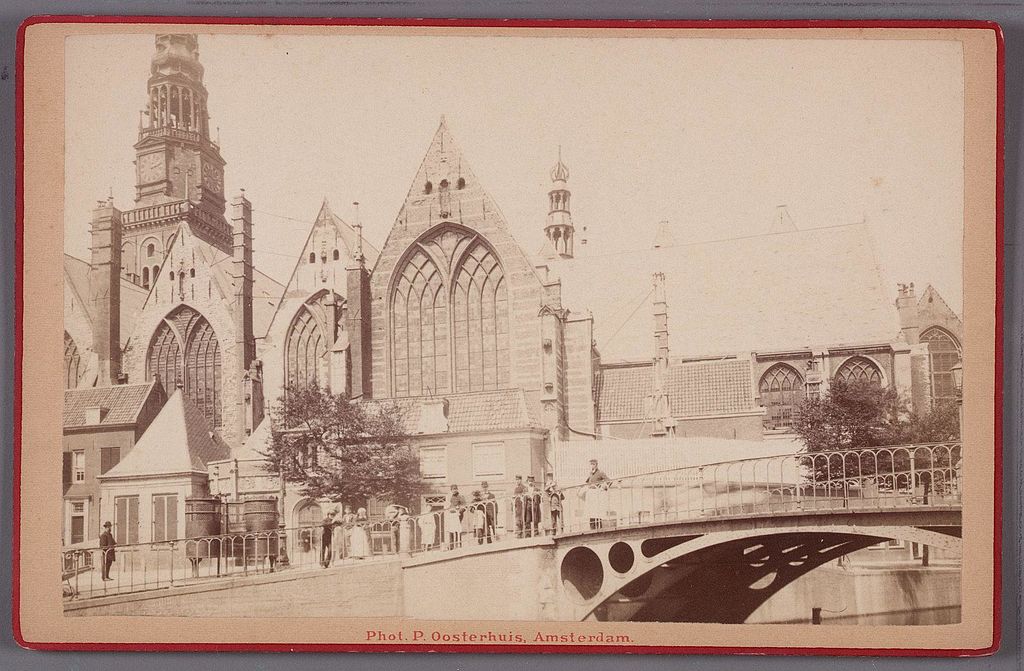 Old photo of the Oudekerkbrug