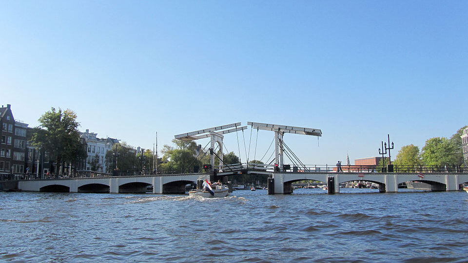 The most famous Amsterdam bridge - Magerebrug